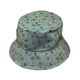 Slow Spore Trail Bucket Hat Geek Nerd animal patterns botany print Design by Julie Kitzes