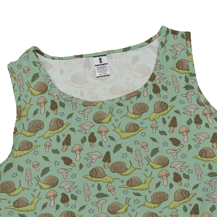 Slow Spore Trail Dress Geek Nerd animal patterns botany print Design by Julie Kitzes