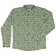 Slow Spore Trail Long Sleeve Button Up Shirt Geek Nerd adult sizing animal patterns botany print