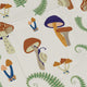 Snails and Mushrooms Botany Long Sleeve Button Up Shirt Geek Nerd adult sizing Botany Print FLOW DESC WRITING