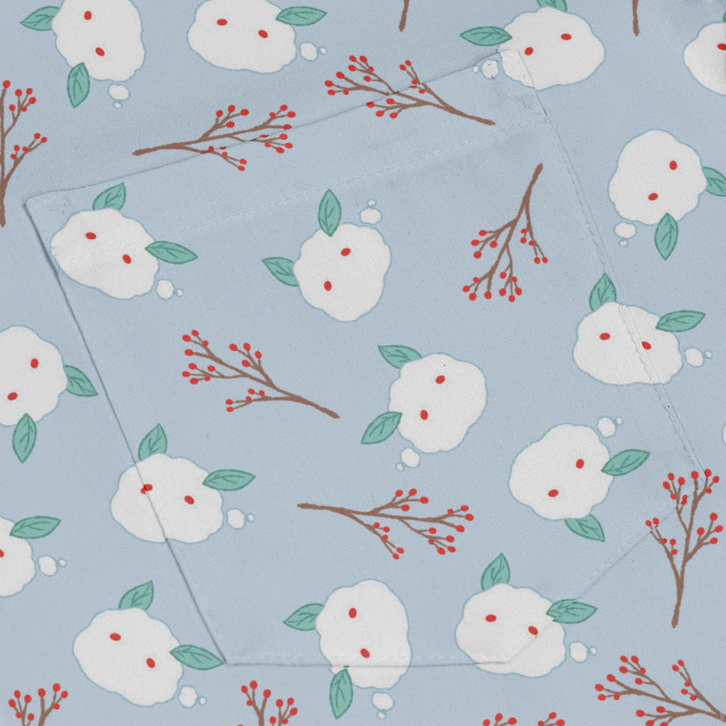 Snow Bunnies Long Sleeve Button Up Shirt