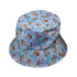 Snow Much Puppy Fun Bucket Hat Black Stitching