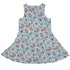 Snow Much Puppy Fun Sleeveless Dress back