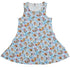 Snow Much Puppy Fun Sleeveless Dress front