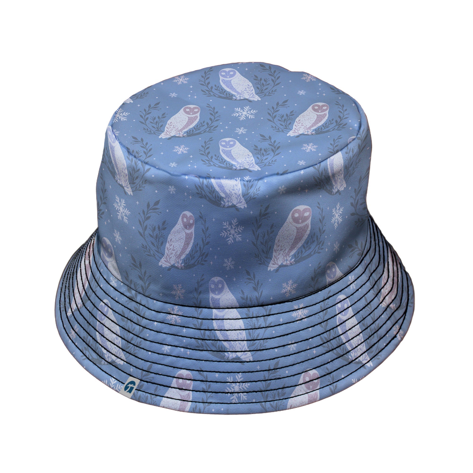 Snow Owl Moon Bucket Hat Geek Tropical