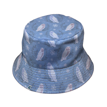 Snow Owl Moon Bucket Hat