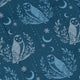 Snow Owl Night Flight Long Sleeve Button Up Shirt Geek Nerd adult sizing Botany Print Christmas Print