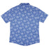 Snowflake Cat Winter Button Up Shirt Back