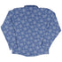 Snowflake Cat Winter Long Sleeve Button Up Shirt back