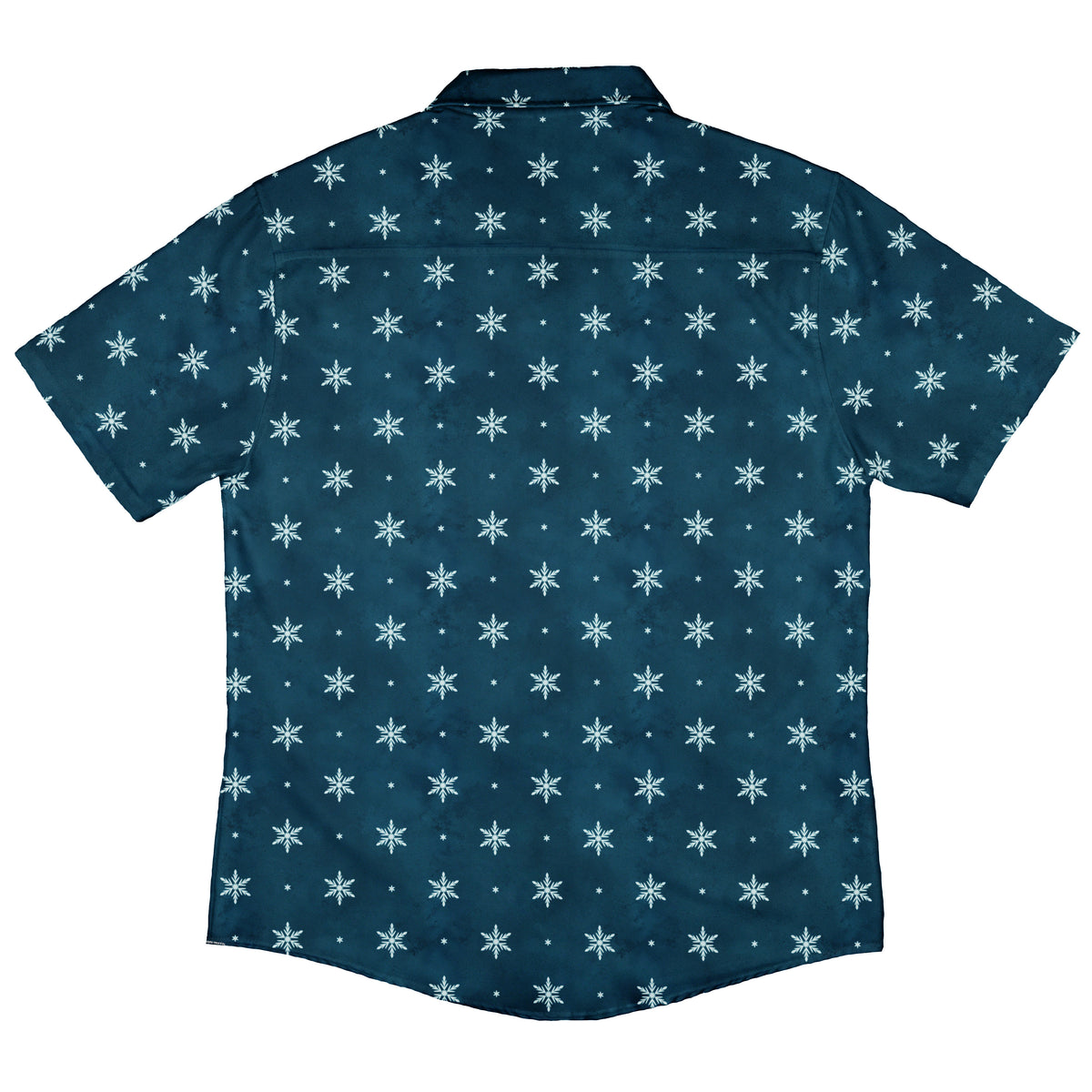 Snowflake Season Button Up Shirt Back