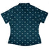 Snowflake Season Curvy Button Up Shirt womens back