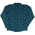 Snowflake Season Long Sleeve Button Up Shirt back