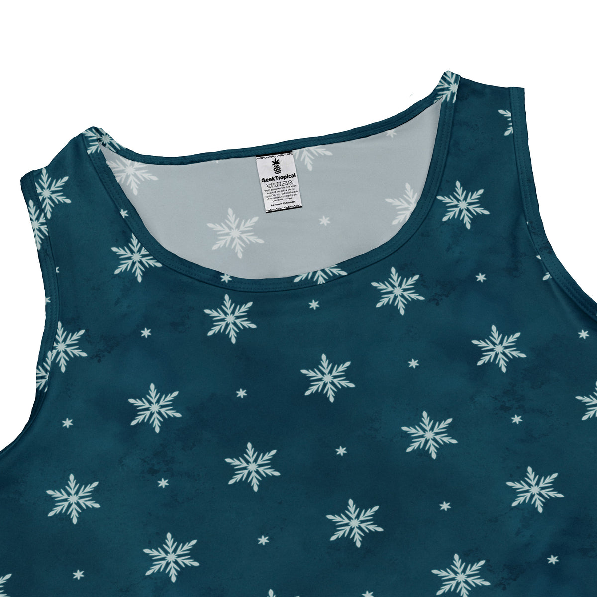 Snowflake Season Sleeveless Dress close front