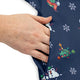 Snowing Frogs Chilly Night Dress Geek Nerd Christmas Print Design by Ardi Tong lx - C