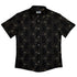 Snowy Kitty Night Button Up Shirt Flat Front
