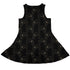 Snowy Kitty Night Sleeveless Dress back