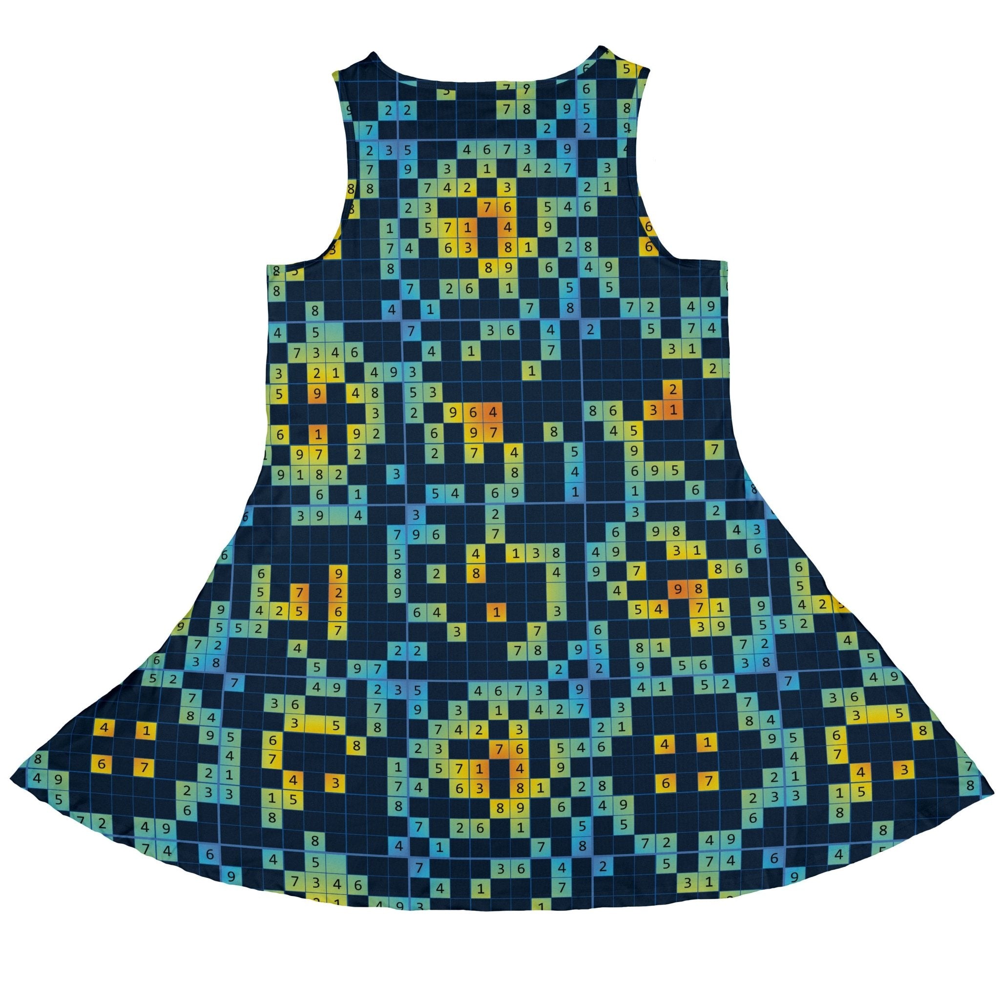 Sodoku Math Puzzle Dress Geek Nerd lx - C mathematics print