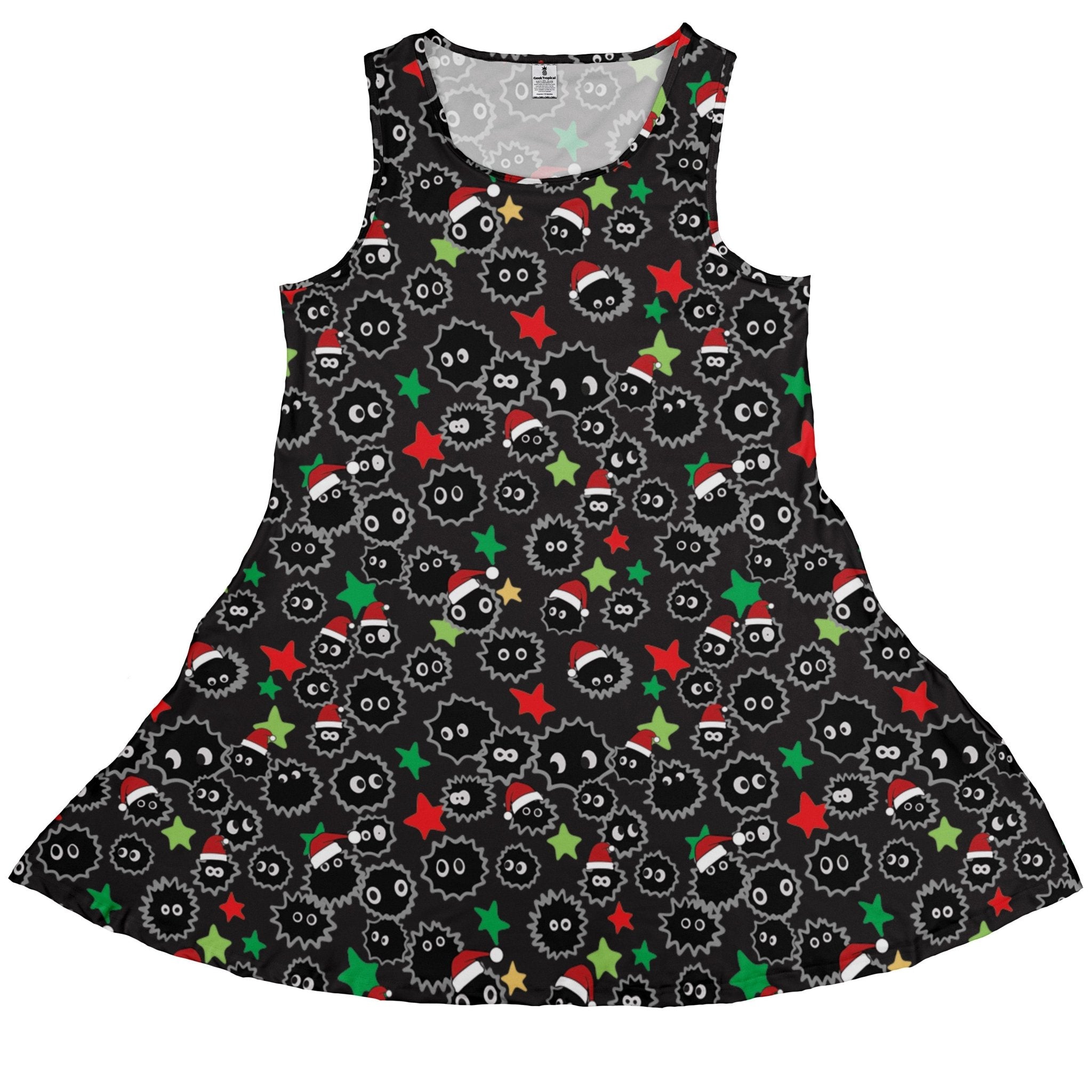 Sootsprite Santas Dress Geek Nerd Christmas Print Design by Heather Davenport lx - C