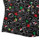 Sootsprite Santas Curvy Button Up Shirt Geek Nerd Anime Christmas Print Design by Heather Davenport
