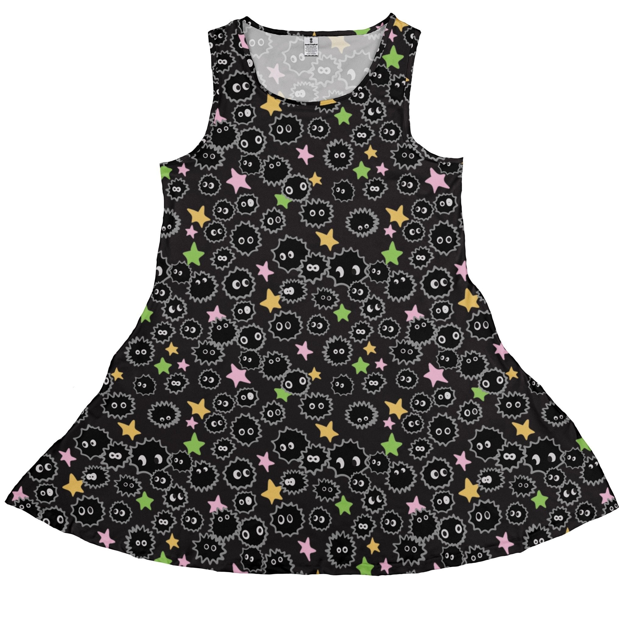 Sootsprites Anime Dress Geek Nerd Anime Design by Heather Davenport lx - C