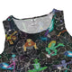 Space Alien Yoga Black Dress Geek Nerd Designs by Nathan lx - C outer space & astronaut print