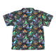 Space Alien Yoga Black Youth Hawaiian Shirt - Designs by Nathan - outer space & astronaut print - Q3