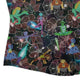 Space Alien Yoga Red Curvy Button Up Shirt Geek Nerd Designs by Nathan outer space & astronaut print Q3