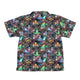 Space Alien Yoga Red Youth Hawaiian Shirt - Designs by Nathan - outer space & astronaut print - Q3