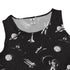 Space Mission Black Outer Space Dress Geek Nerd lx - C outer space & astronaut print Simple Patterns