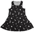 Space Mission Black Outer Space Dress Geek Nerd lx - C outer space & astronaut print Simple Patterns