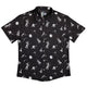 Space Mission Black Outer Space Button Up Shirt - adult sizing - outer space & astronaut print - Simple Patterns