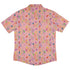 Space Pride Pink Button Up Shirt - adult sizing - outer space & astronaut print - Pride Patterns