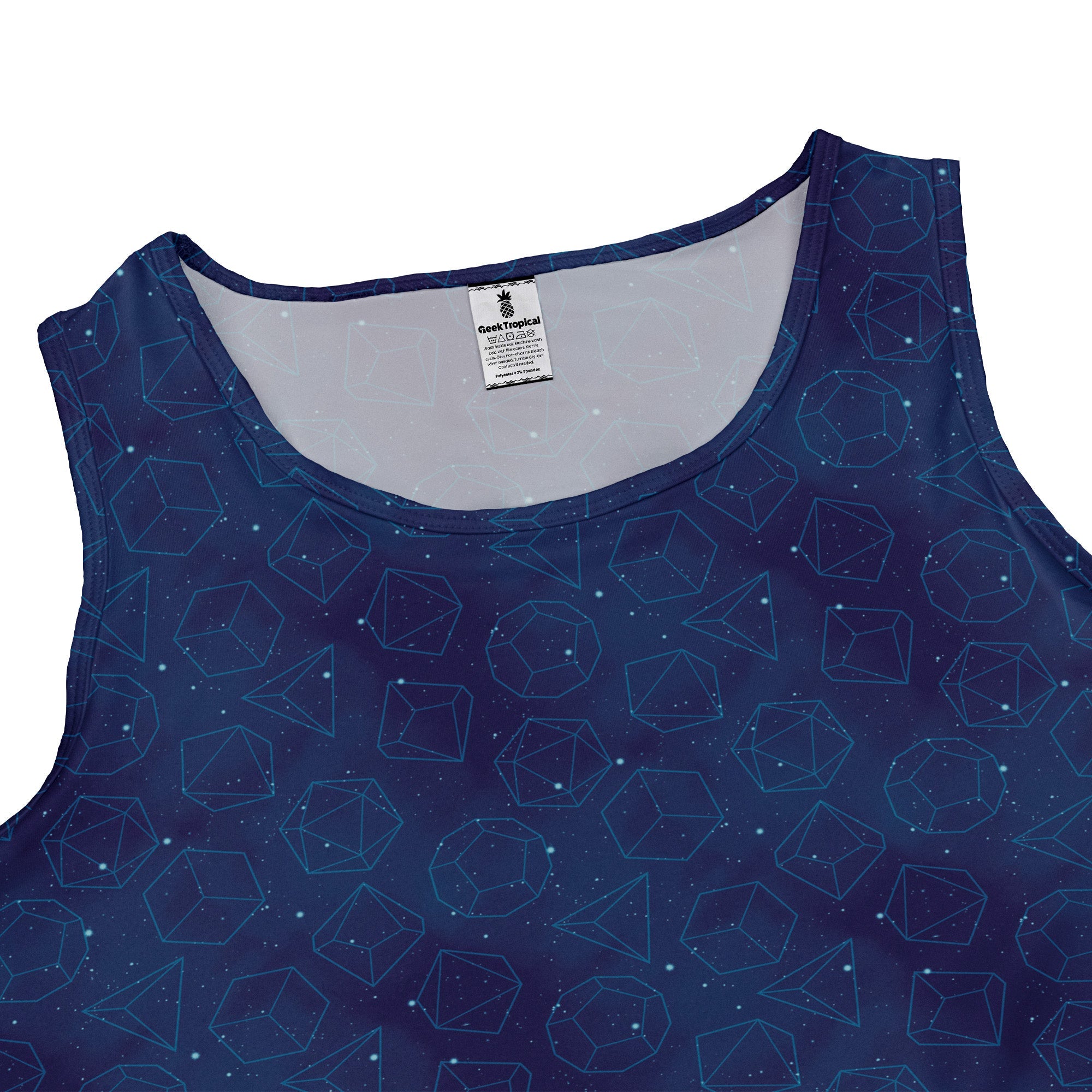 Space Rpg Dice Pattern Blue Dnd Dress Geek Nerd dnd & rpg print lx - C outer space & astronaut print