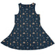 Space Retro Arcade Dress Geek Nerd lx - C outer space & astronaut print video game arcade print