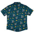 Space Sharks Button Up Shirt - adult sizing - Animal Patterns - Design by Carla Morrow