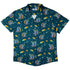 Space Sharks Button Up Shirt - adult sizing - Animal Patterns - Design by Carla Morrow
