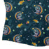 Space Sharks Curvy Button Up Shirt Geek Nerd Animal Patterns Design by Carla Morrow outer space & astronaut print