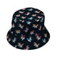 Space Unicorns Bucket Hat Geek Nerd 0925 Animal Patterns Design by Tobe Fonseca