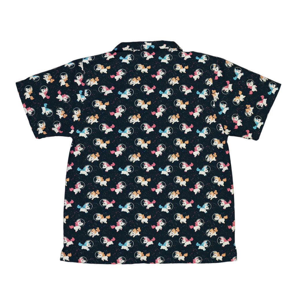 Space Unicorns Youth Hawaiian Shirt Geek Nerd 0925 Animal Patterns Design by Tobe Fonseca