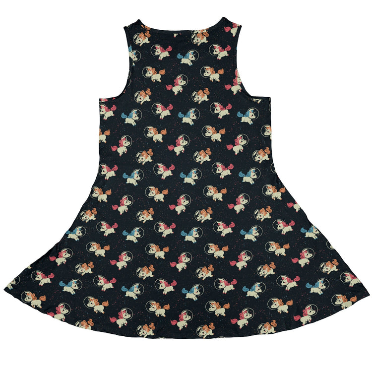 Space Unicorns Dress Geek Nerd 0925 Animal Patterns Design by Tobe Fonseca