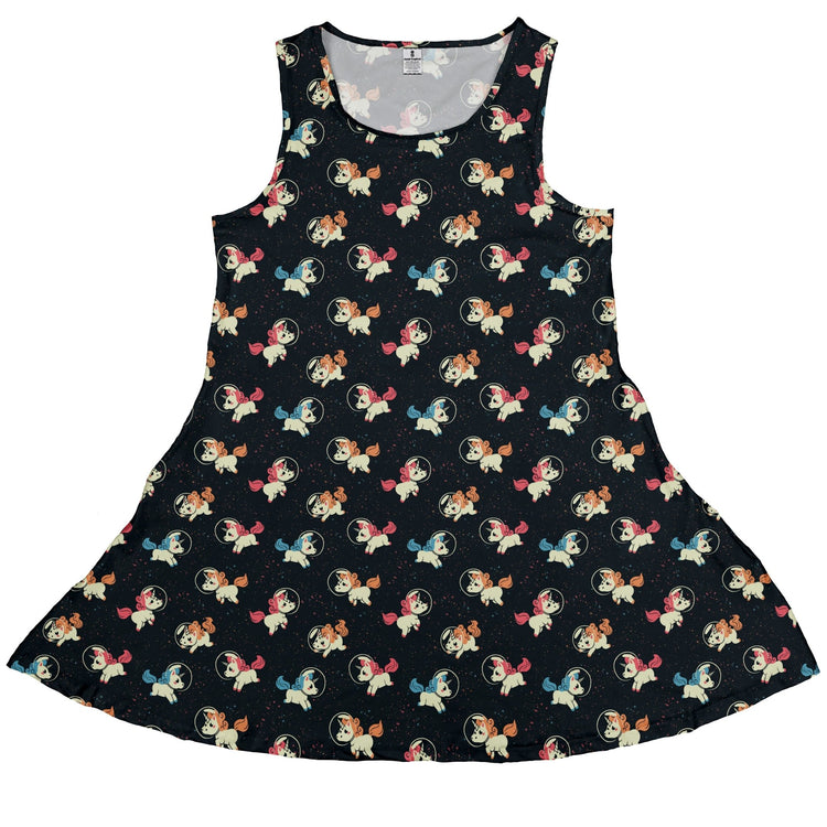 Space Unicorns Dress Geek Nerd 0925 Animal Patterns Design by Tobe Fonseca