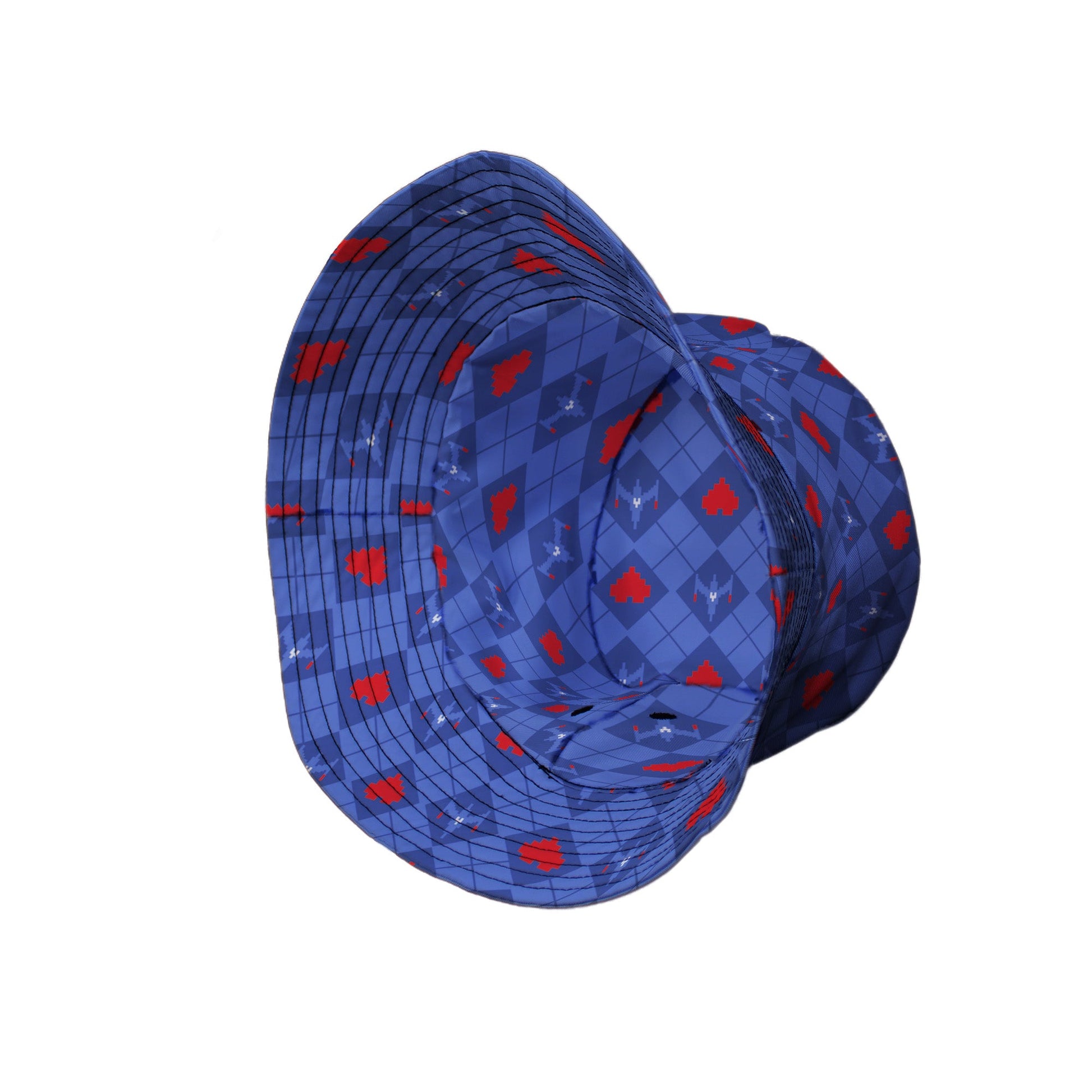 Space Fighter Heart Bucket Hat Geek Nerd Design by Heather Davenport lx - B q225