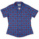 Space Fighter Heart Curvy Button Up Shirt Geek Nerd Design by Heather Davenport q225 video game arcade print
