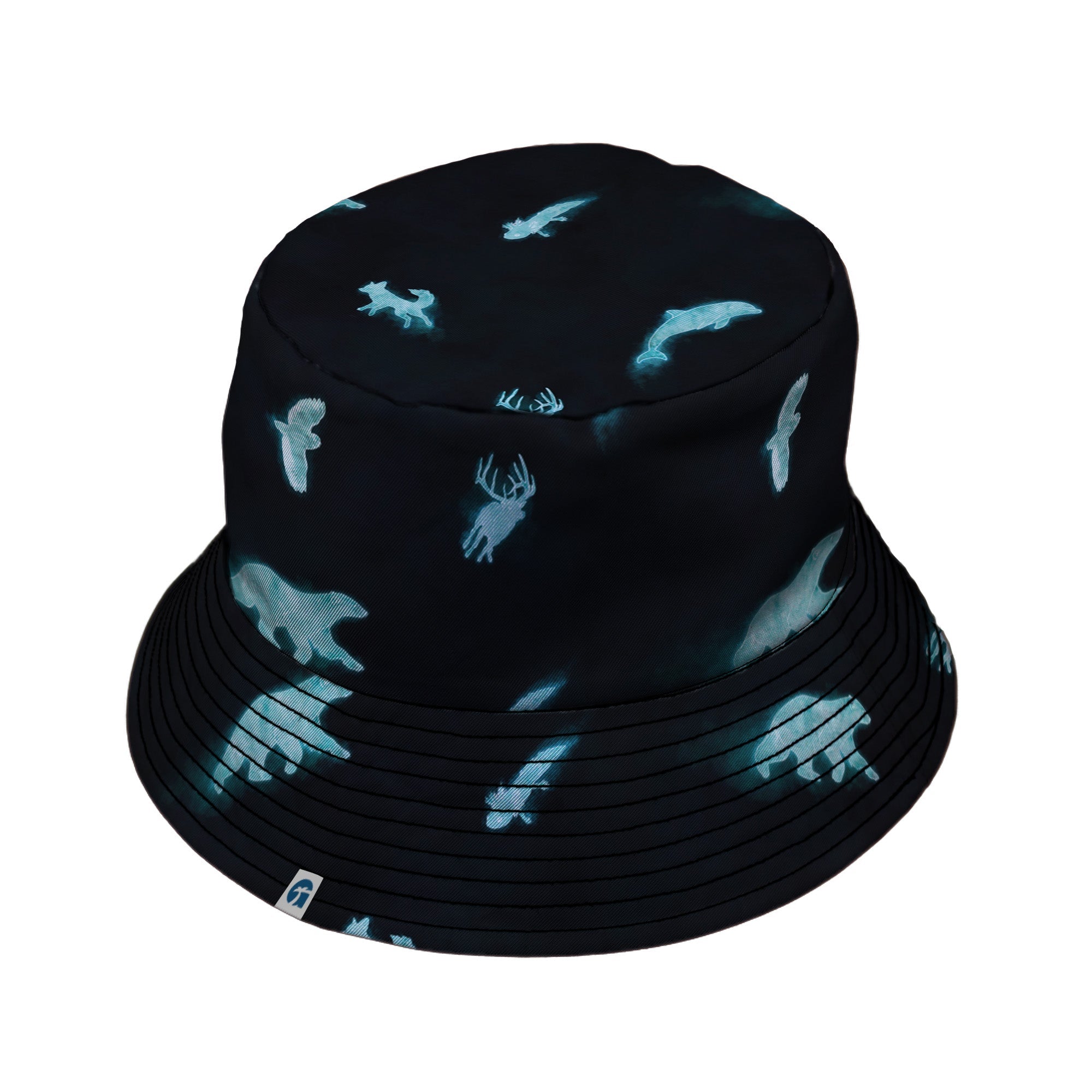 Spirit Animals Bucket Hat Geek Nerd animal patterns Designs by Nathan lx - B