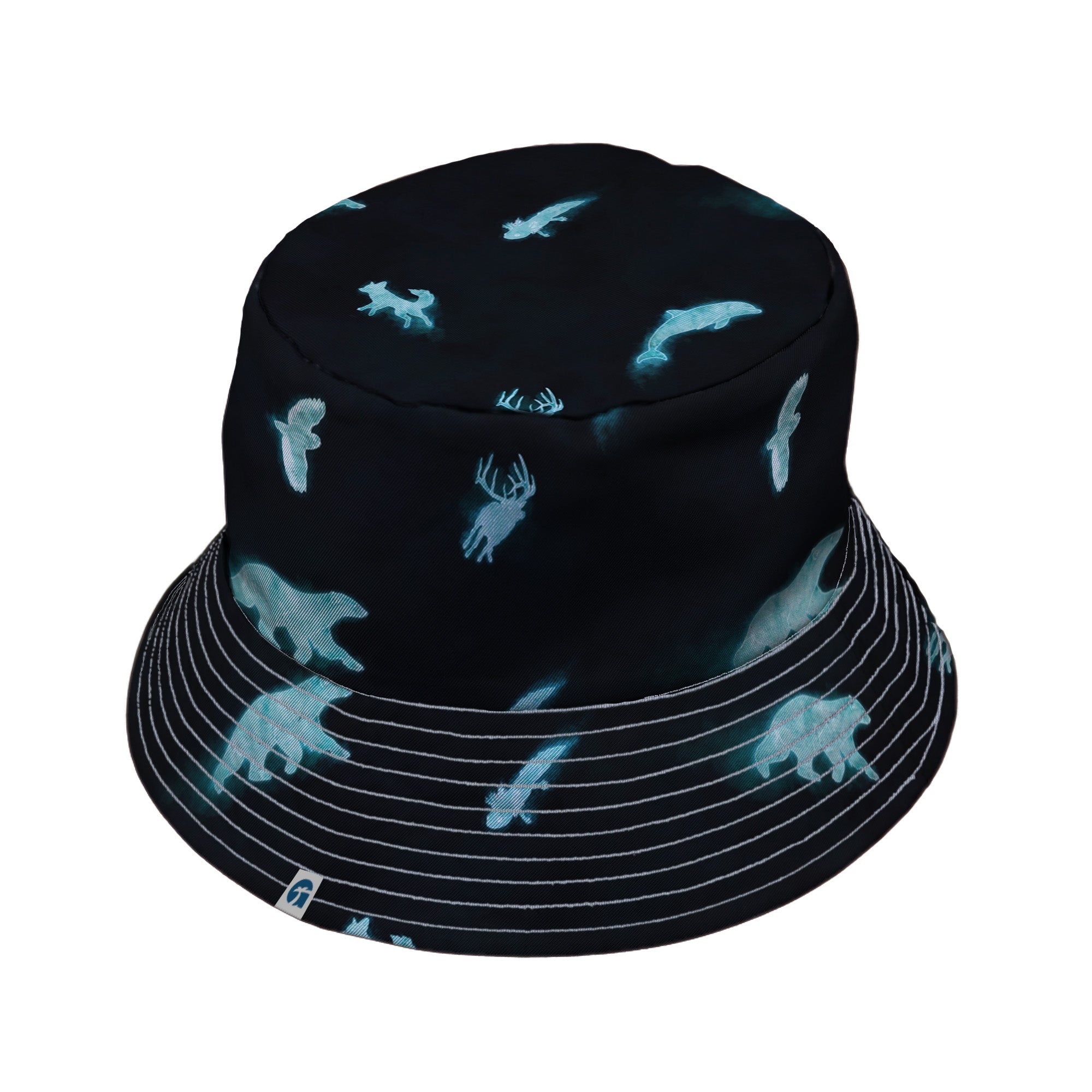 Spirit Animals Bucket Hat Geek Nerd animal patterns Designs by Nathan lx - B