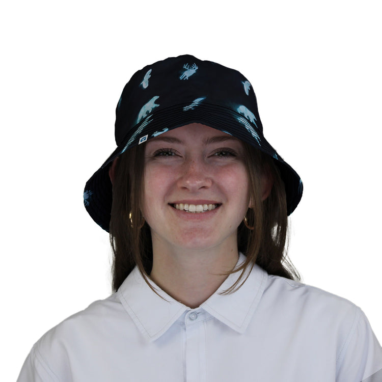 Spirit Animals Bucket Hat Geek Nerd animal patterns Designs by Nathan lx - B