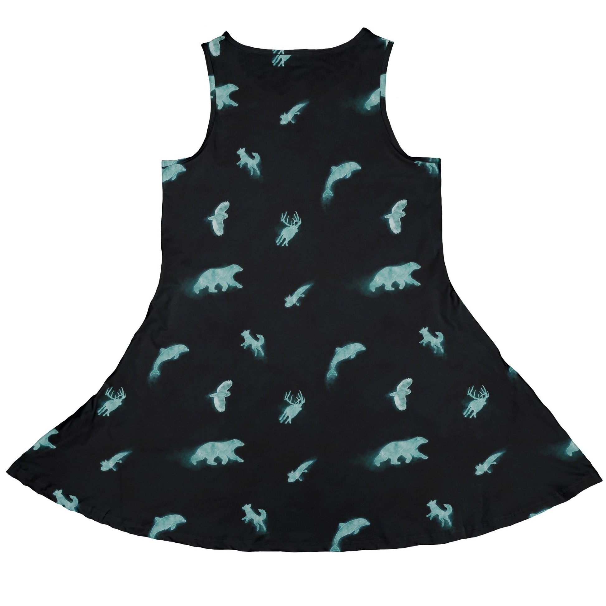 Spirit Animals Dress Geek Nerd animal patterns Designs by Nathan lx - C
