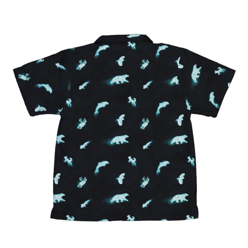 Spirit Animals Youth Hawaiian Shirt Geek Nerd animal patterns Designs by Nathan q225