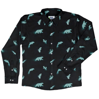 Spirit Animals Long Sleeve Button Up Shirt 2