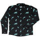 Spirit Animals Long Sleeve Button Up Shirt Geek Nerd adult sizing animal patterns Designs by Nathan